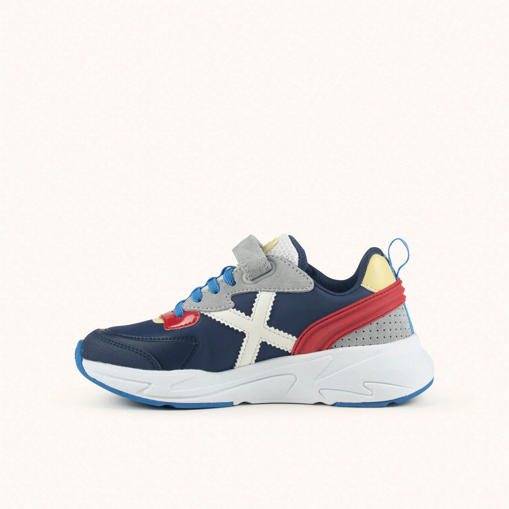 Sneakers Munich Mini Track Bambino blu