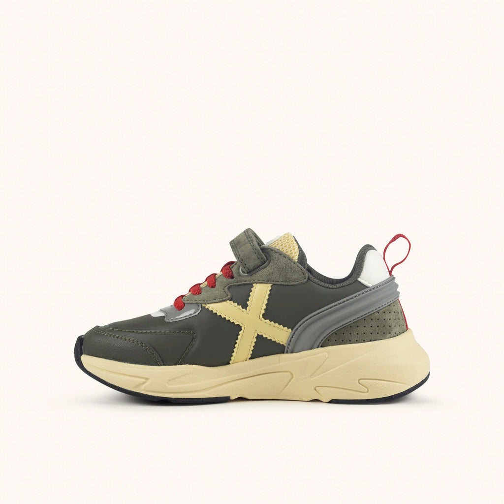 Sneakers Munich Mini Track Bambino verde
