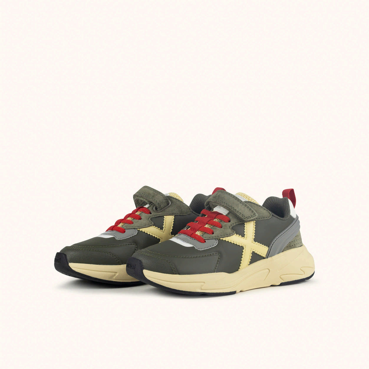 Sneakers Munich Mini Track Bambino verde