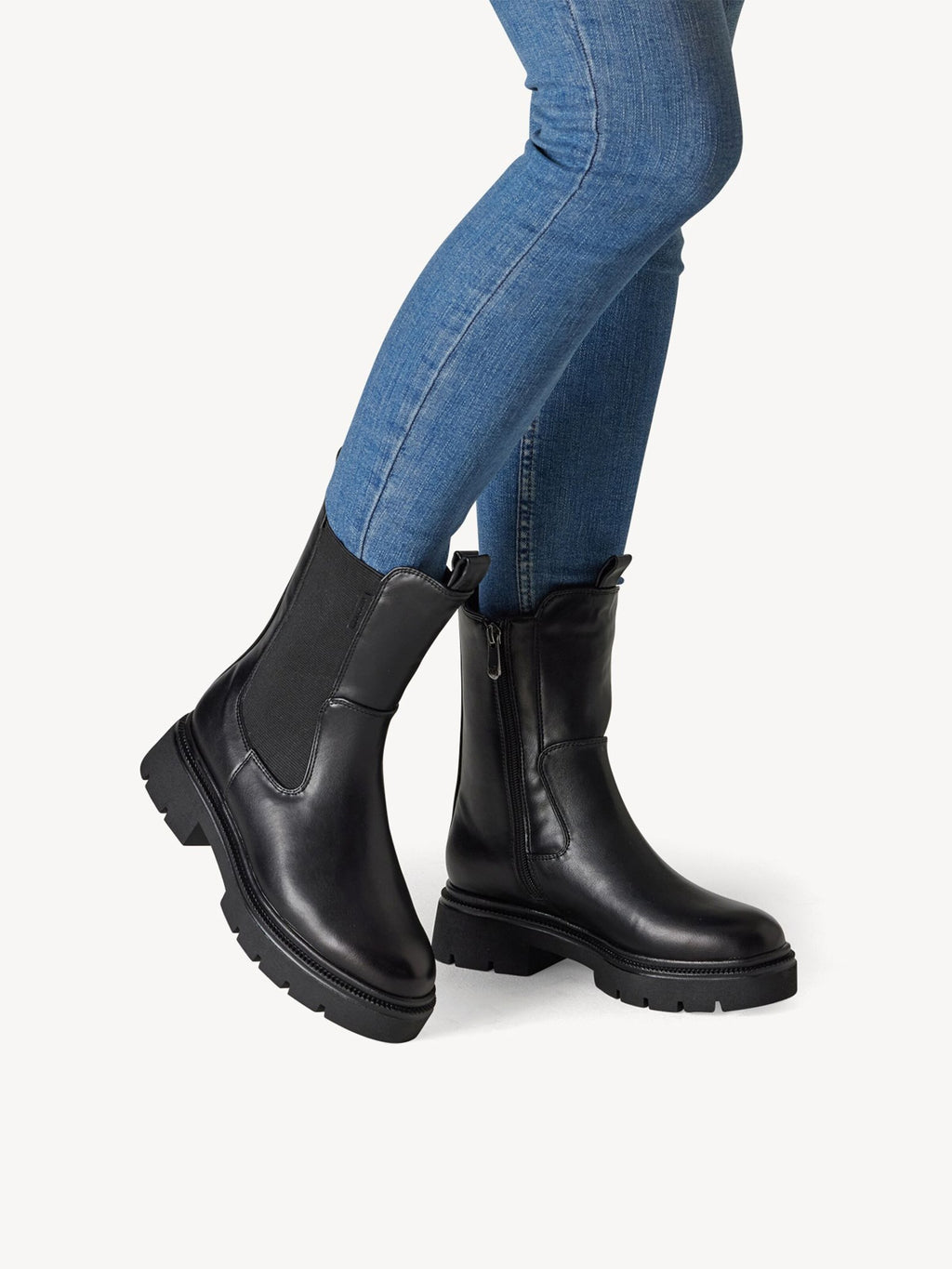 Stivaletti Beatles Marco Tozzi donna nero