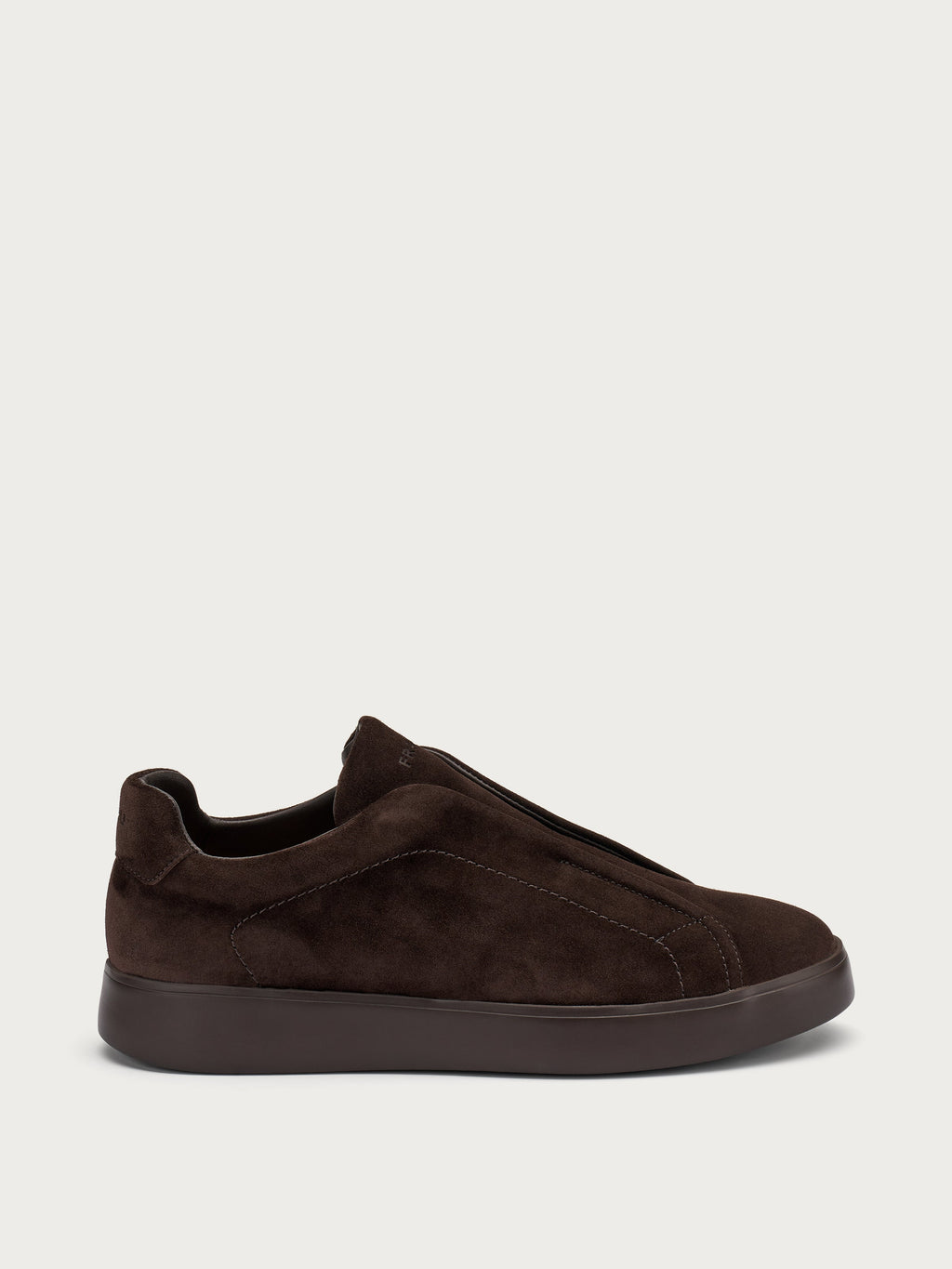 Sneakers Slip On Frau Basic uomo testa di moro