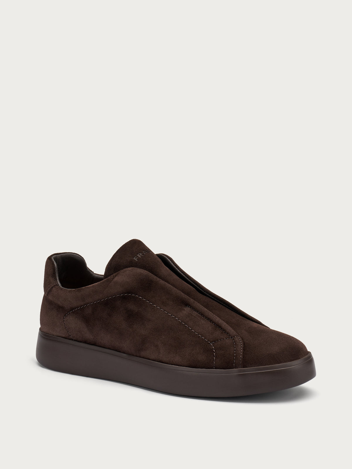 Sneakers Slip On Frau Basic uomo testa di moro