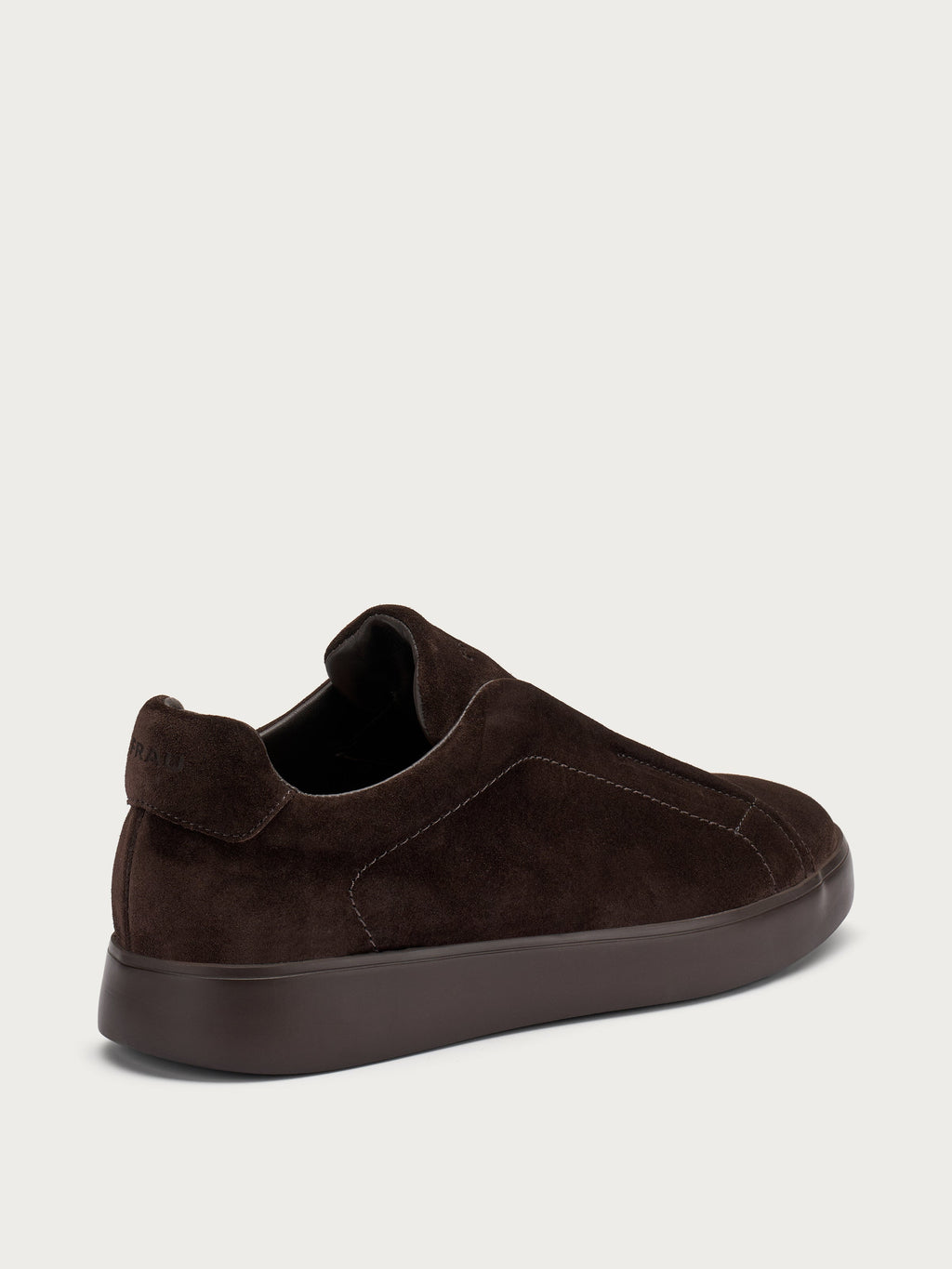 Sneakers Slip On Frau Basic uomo testa di moro