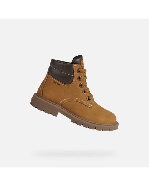 Anfibi Geox Shaylax bambino giallo
