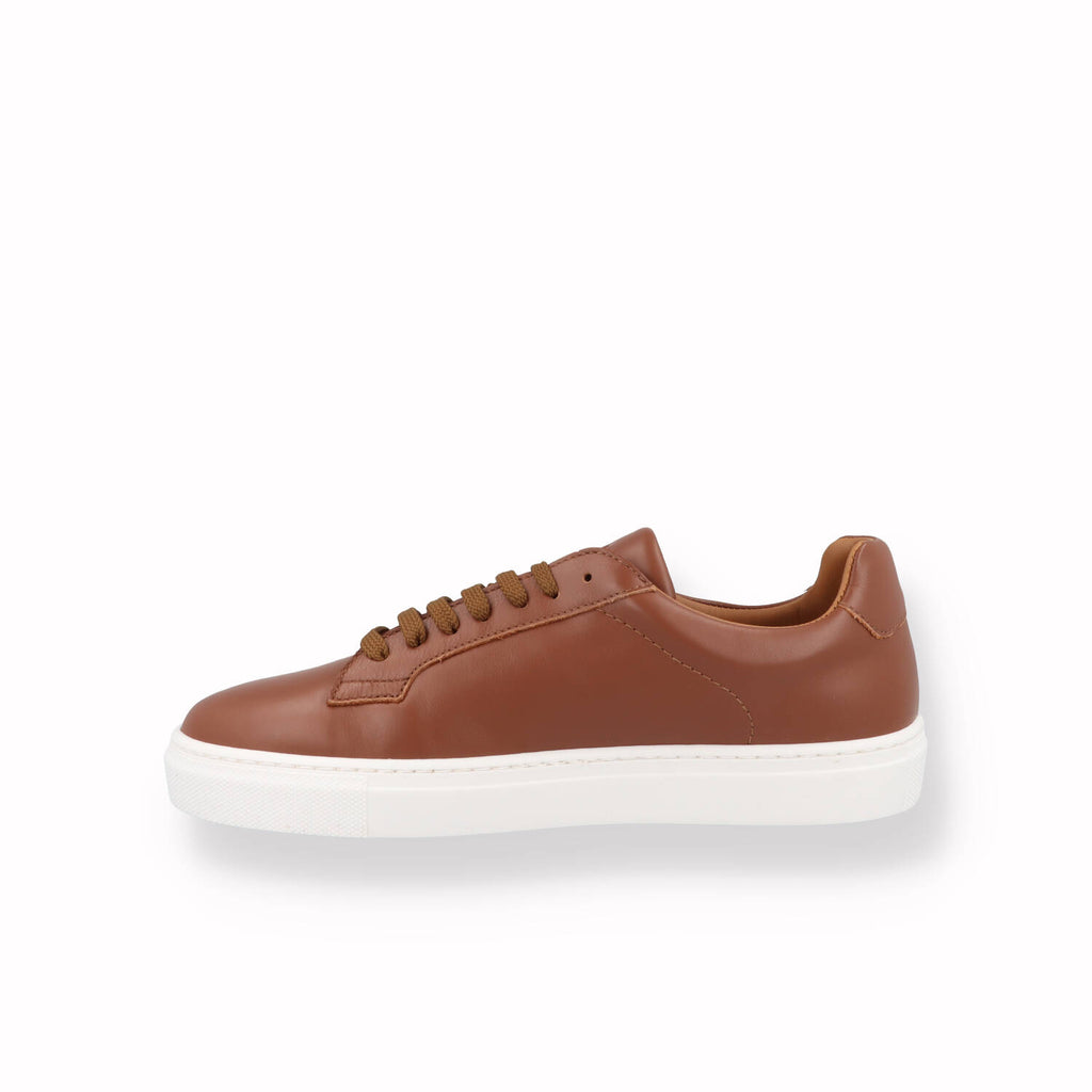 Scarpe Sneakers FRAU Uomo Cuoio e Bianco