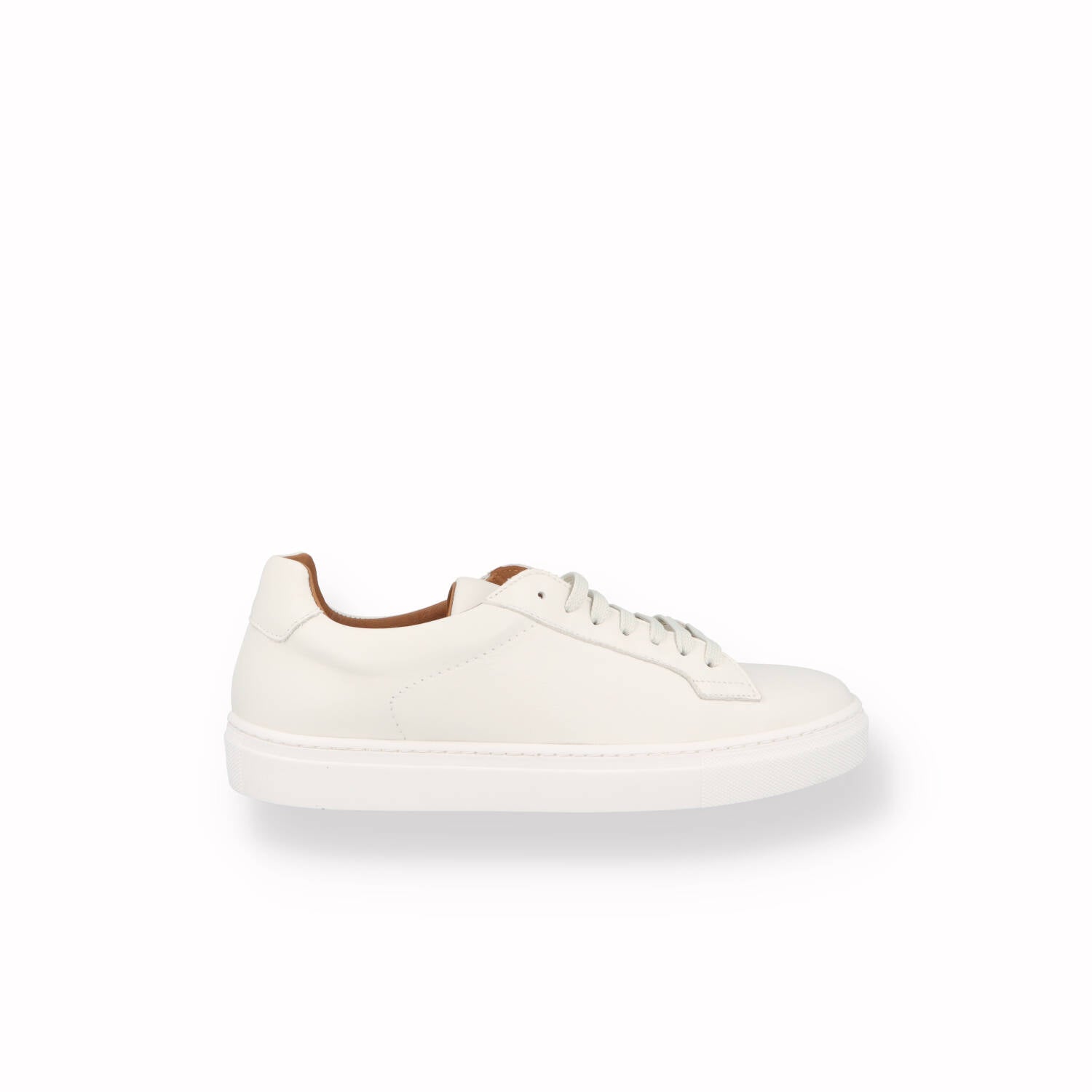 Scarpe Sneakers FRAU Uomo Cuoio e Bianco