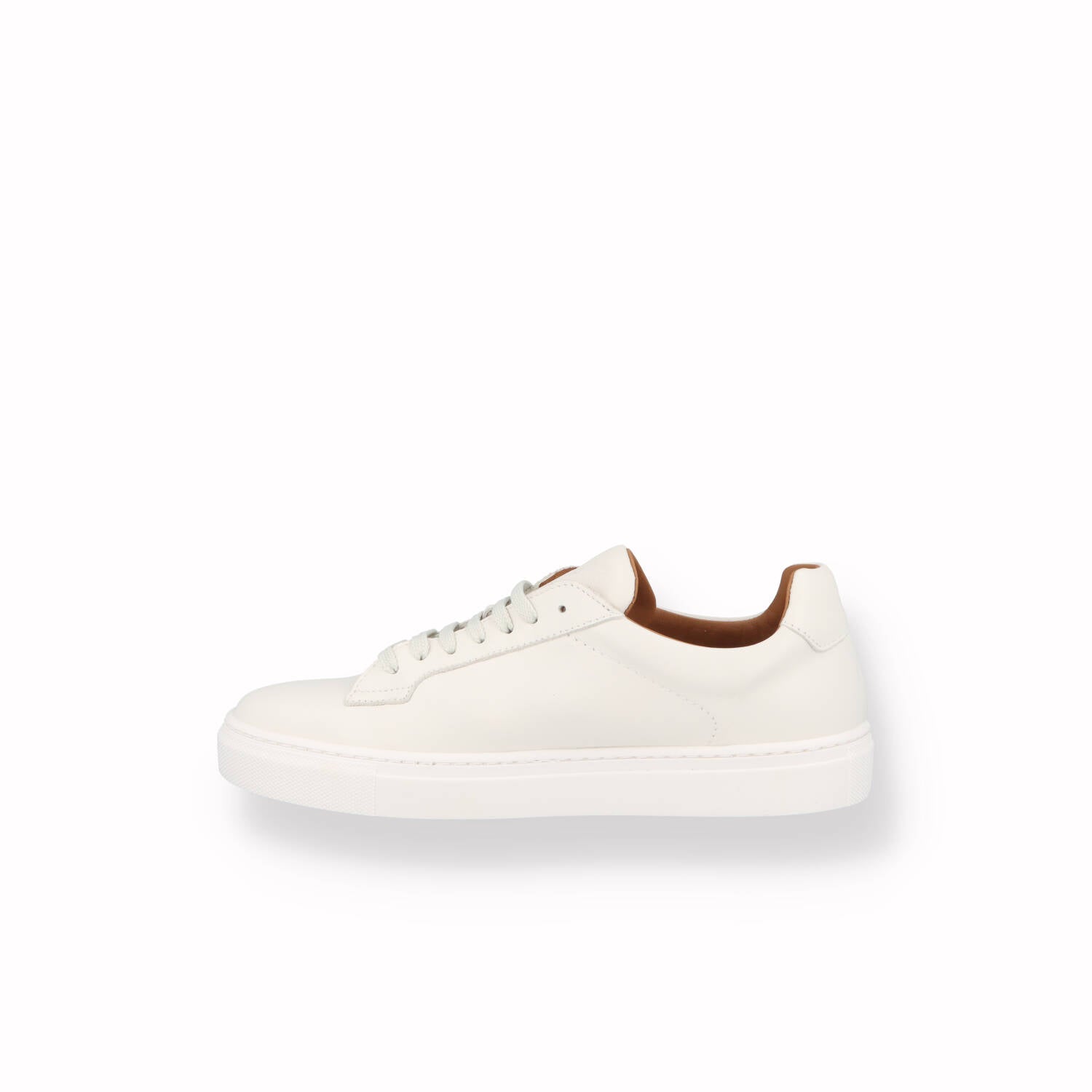 Scarpe Sneakers FRAU Uomo Cuoio e Bianco