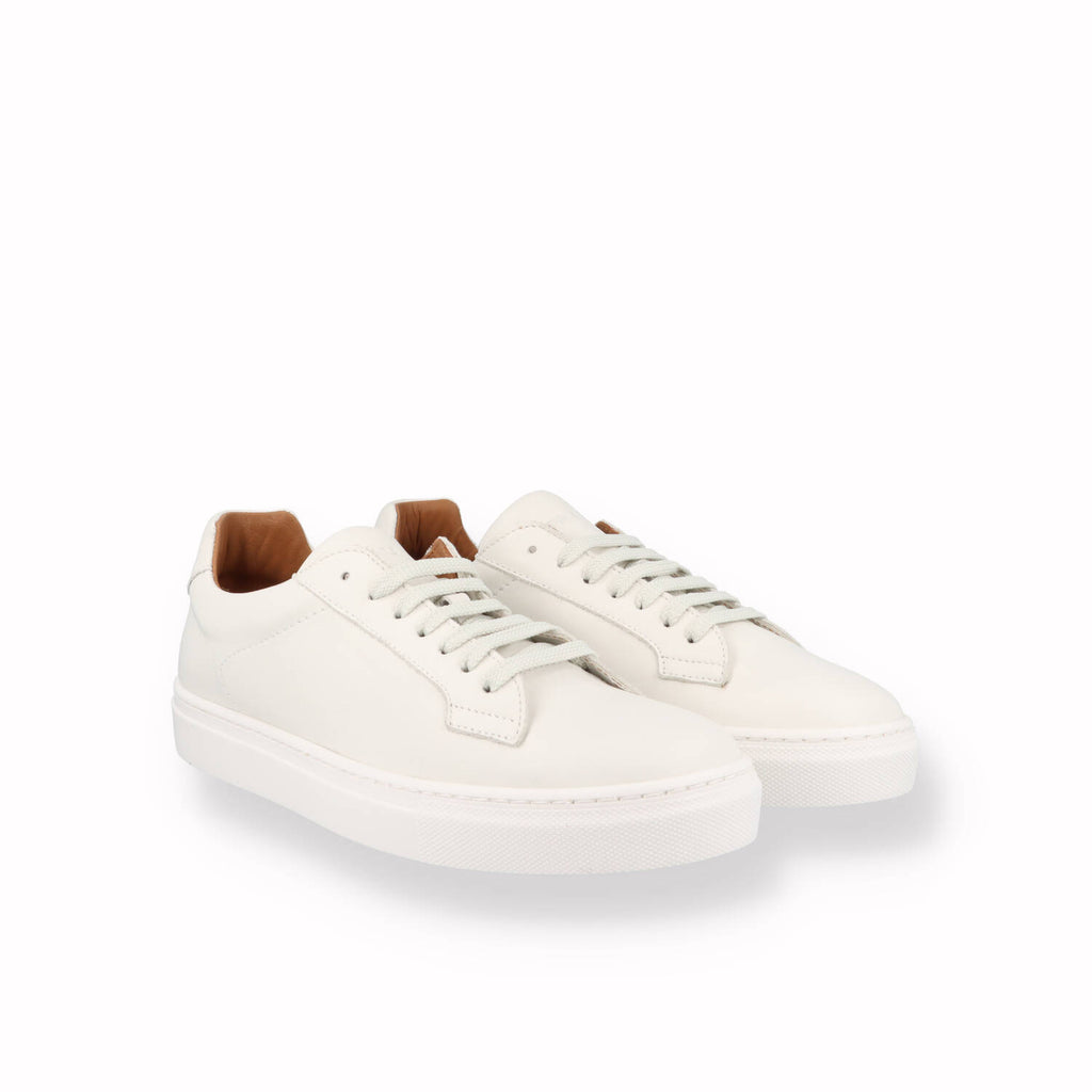 Scarpe Sneakers FRAU Uomo Cuoio e Bianco