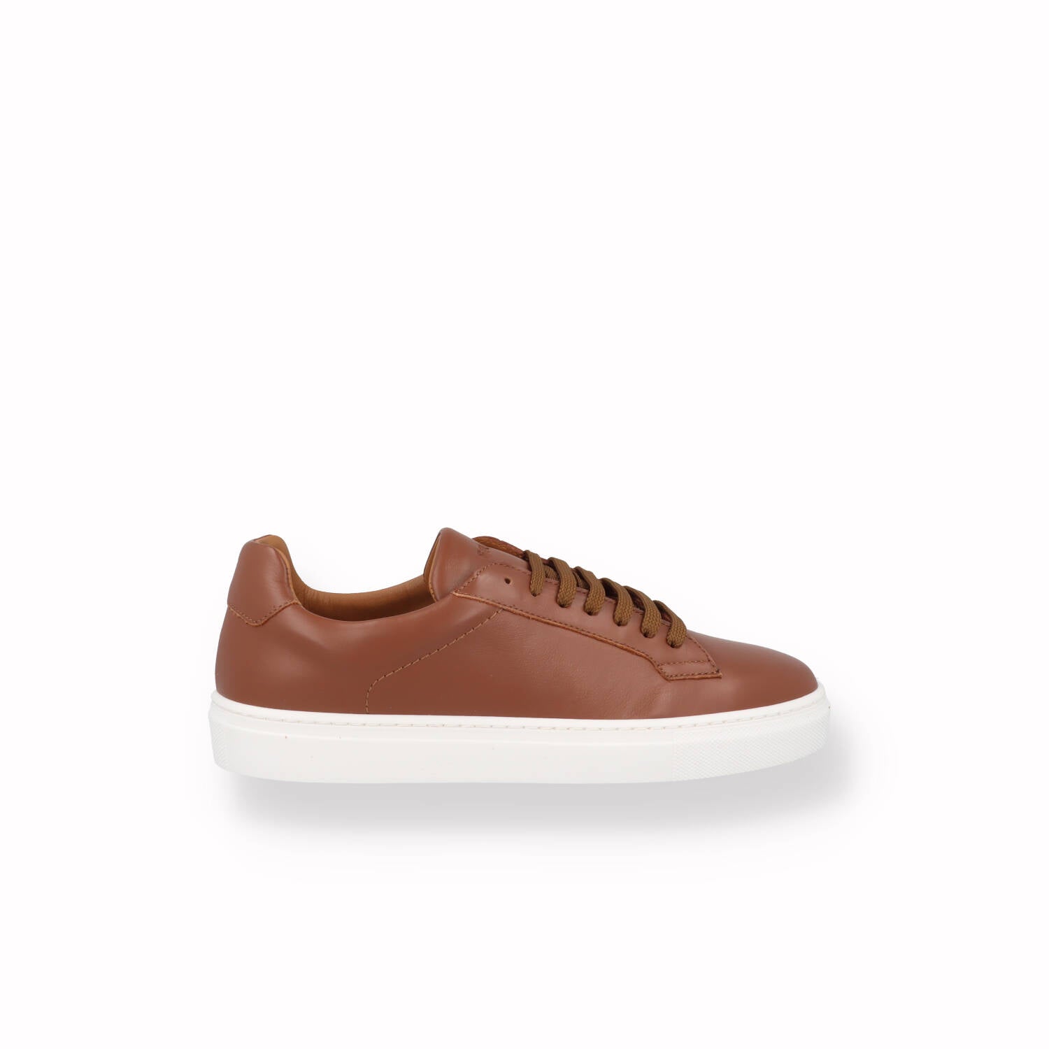 Scarpe Sneakers FRAU Uomo Cuoio e Bianco