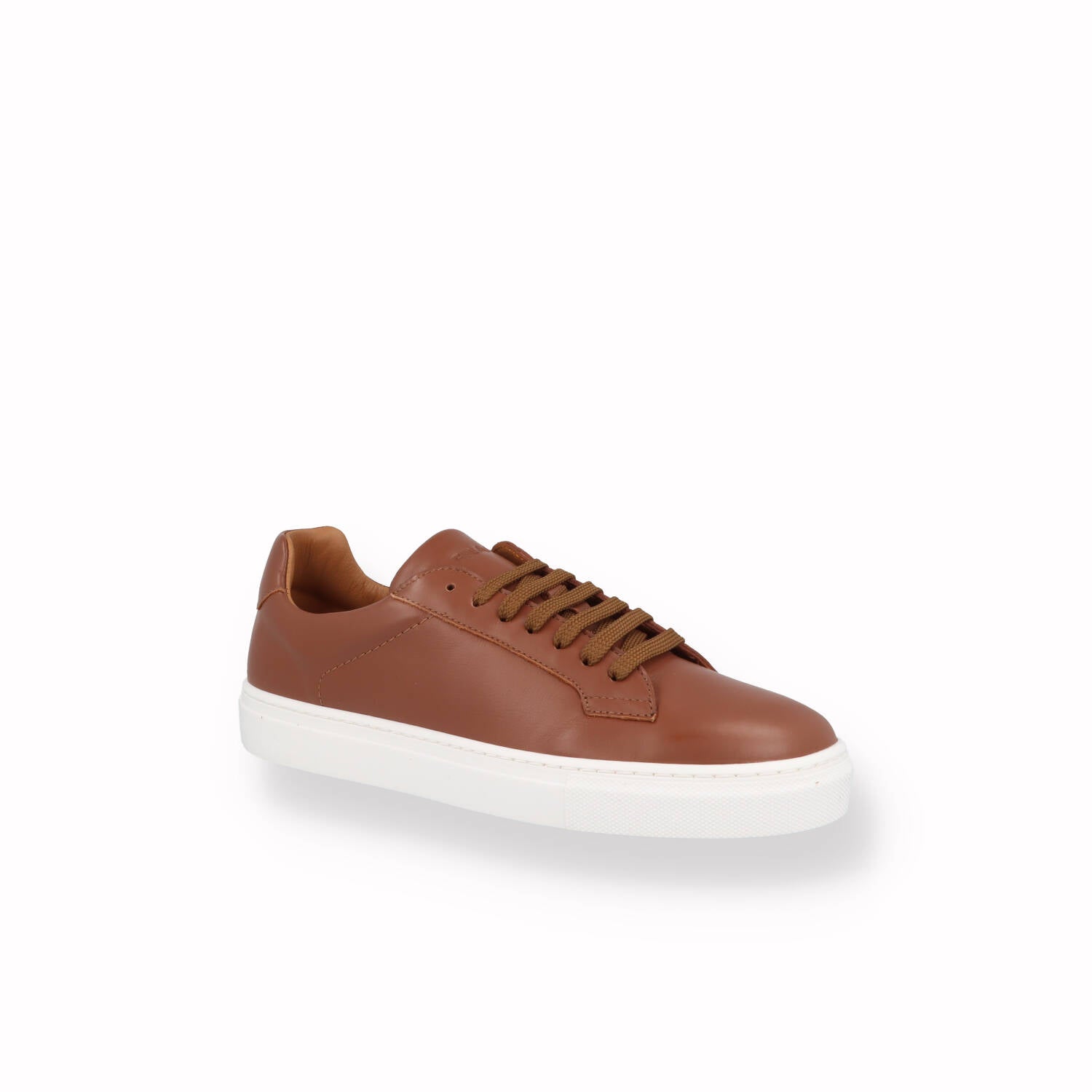 Scarpe Sneakers FRAU Uomo Cuoio e Bianco