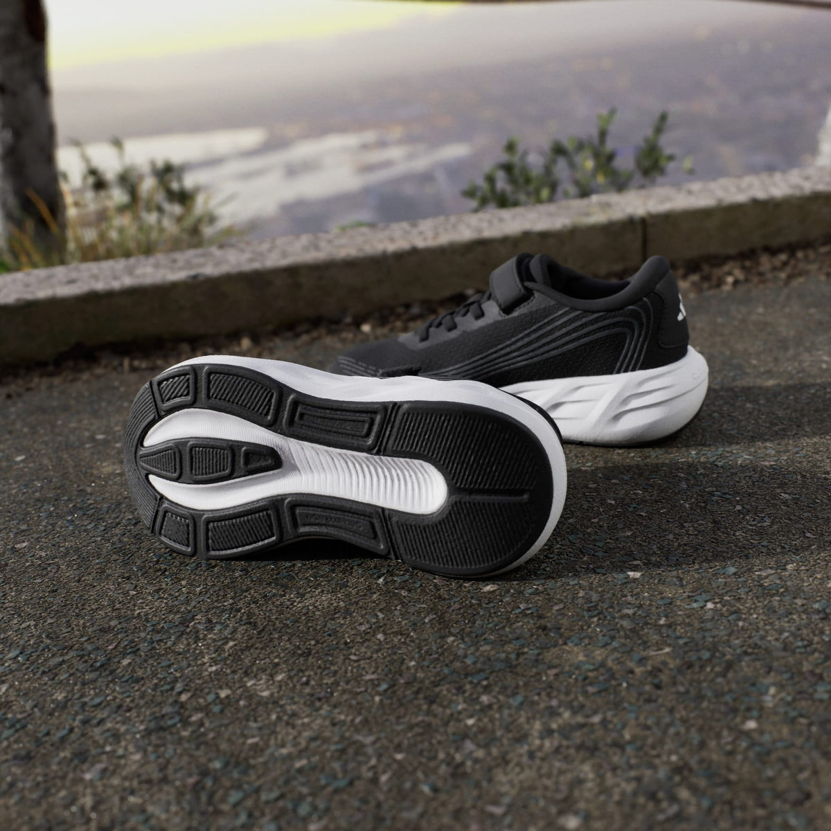 Sneakers Adidas Galaxy 8 EL bambino nero/bianco
