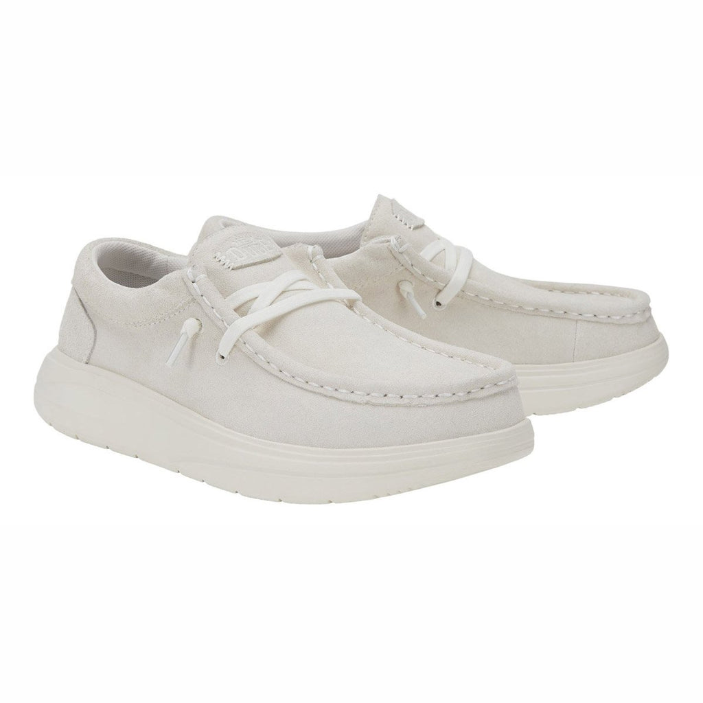 Mocassini Hey Dude Wendy Comf Suede donna Panna