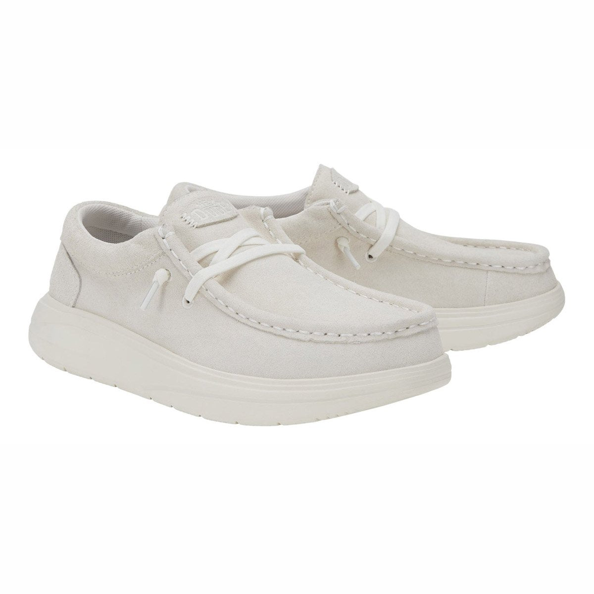 Mocassini Hey Dude Wendy Comf Suede donna Panna