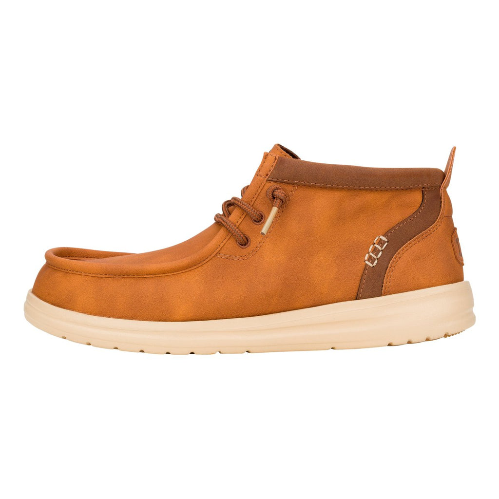 Polacchini Hey Dude Wally Mid Gripr Classic uomo Cuoio