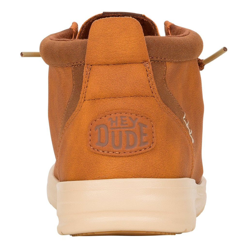 Polacchini Hey Dude Wally Mid Gripr Classic uomo Cuoio