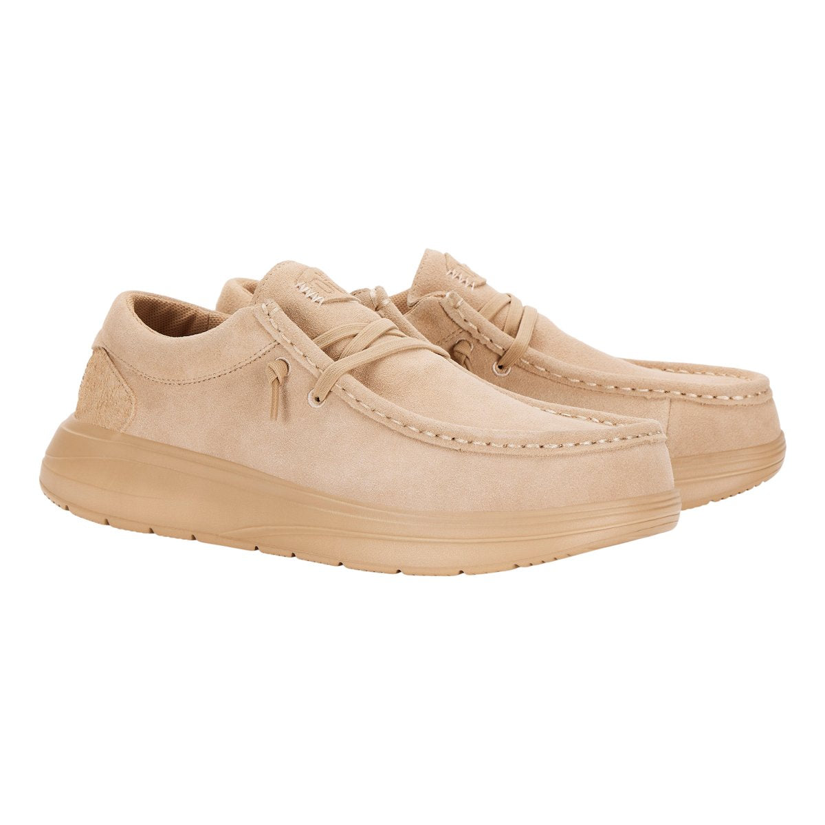 Mocassini Hey Dude Wendy Comf Suede donna Beige