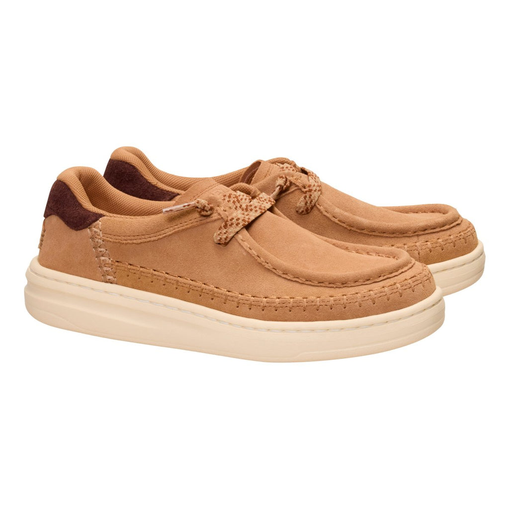 Mocassini Hey Dude Harper Moc Crafted Suede donna Cuoio