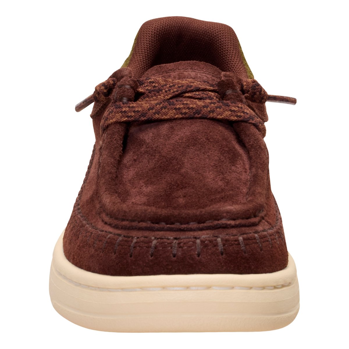 Mocassini Hey Dude Harper Moc Crafted Suede donna Marrone