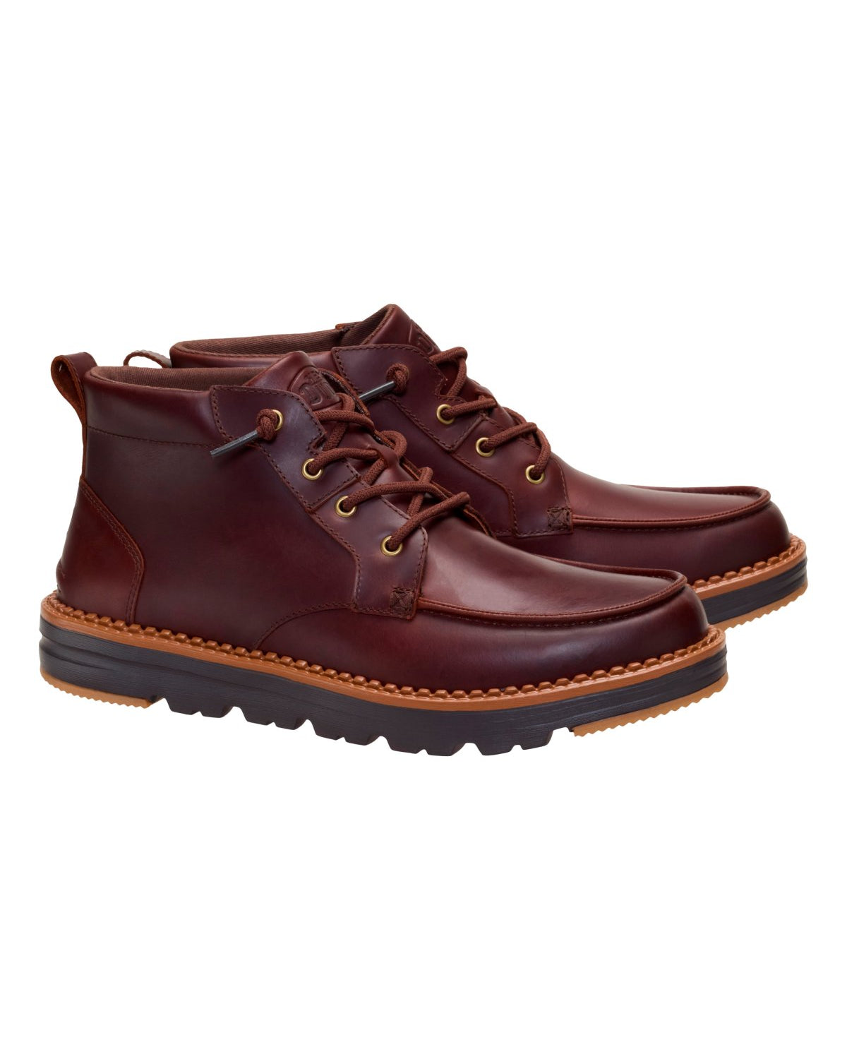 Polacchini Hey Dude Flint Boot Leather uomo Marrone