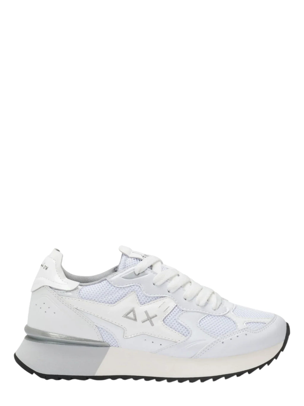 Scarpe Sneakers SUN68 Stargirl Silver Mesh Donna