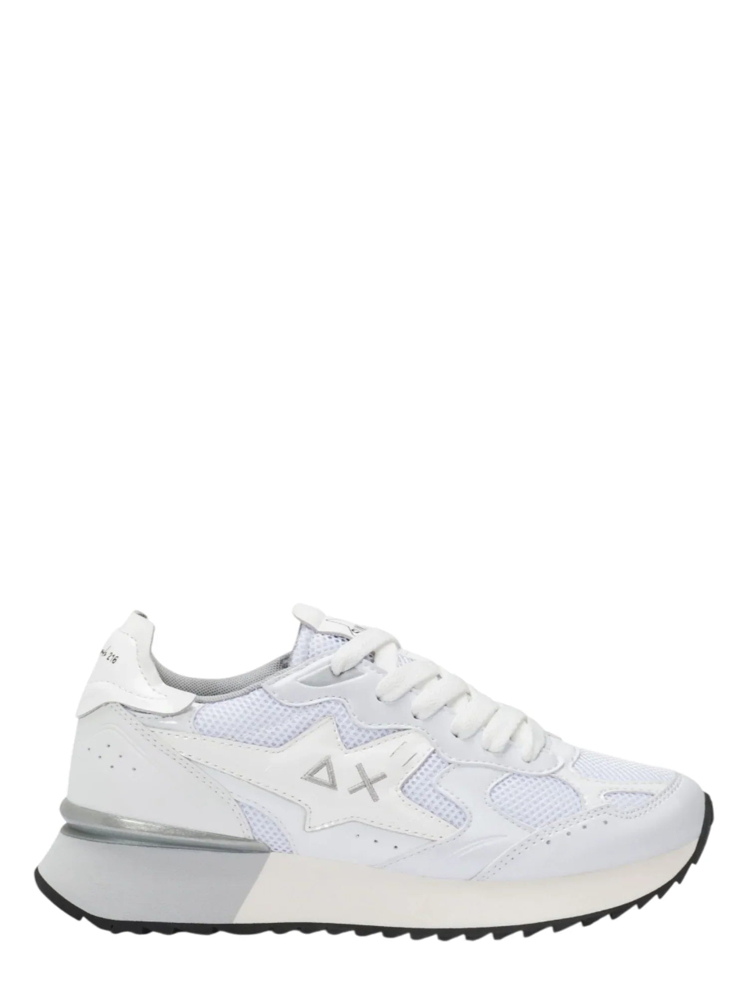 Scarpe Sneakers SUN68 Stargirl Silver Mesh Donna