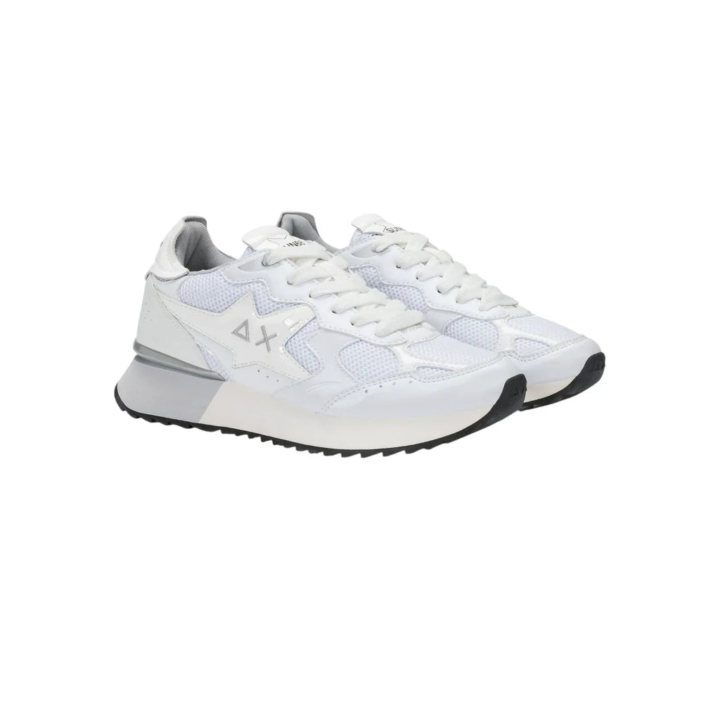 Scarpe Sneakers SUN68 Stargirl Silver Mesh Donna