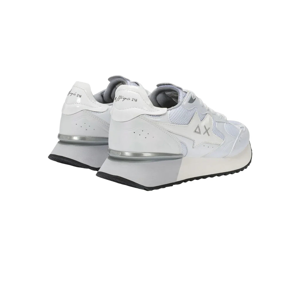 Scarpe Sneakers SUN68 Stargirl Silver Mesh Donna