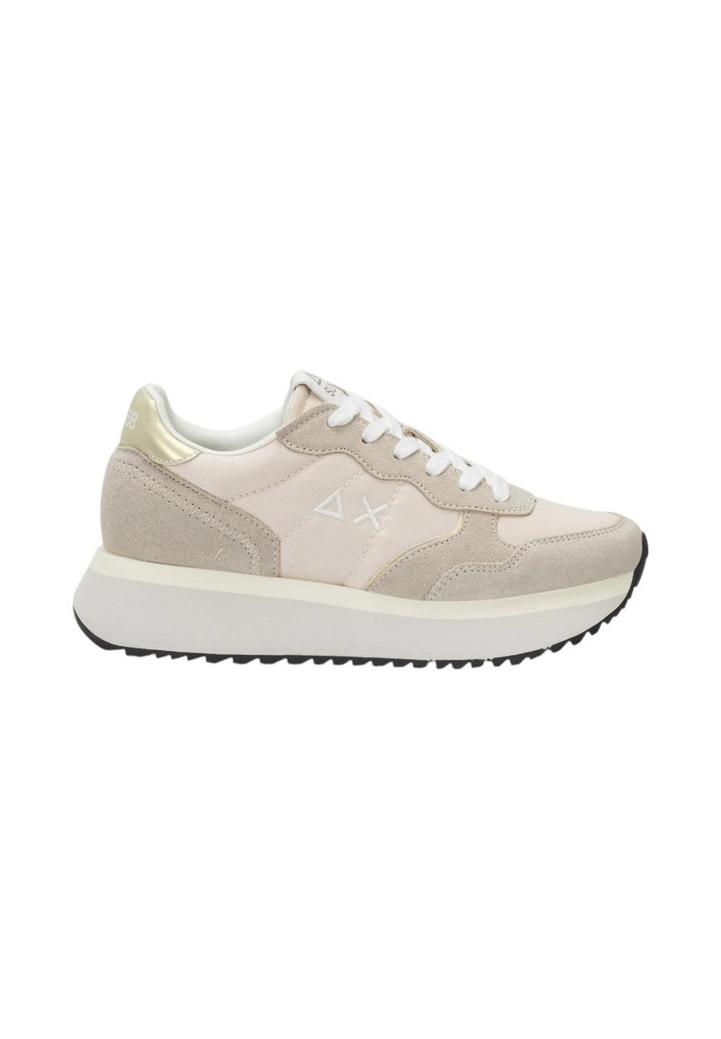 Scarpe Sneakers Sun68 Big Ally Gold Donna
