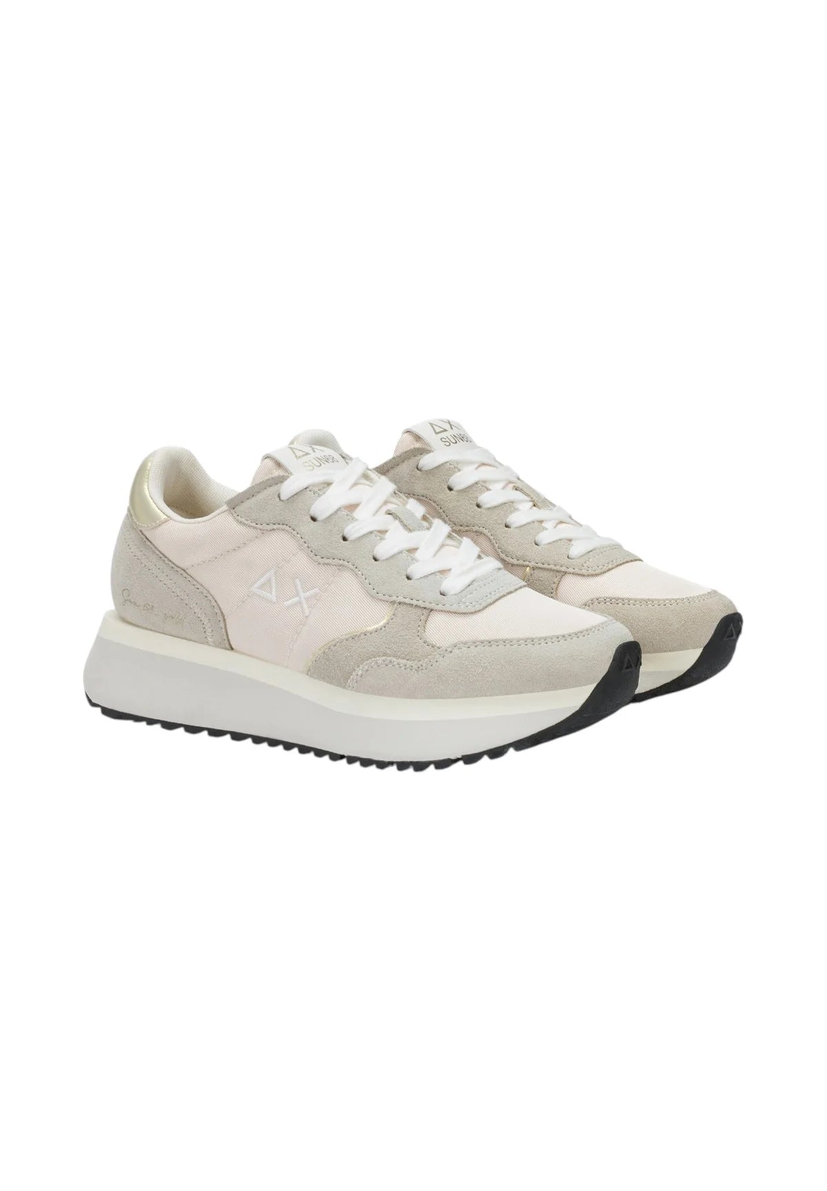 Scarpe Sneakers Sun68 Big Ally Gold Donna