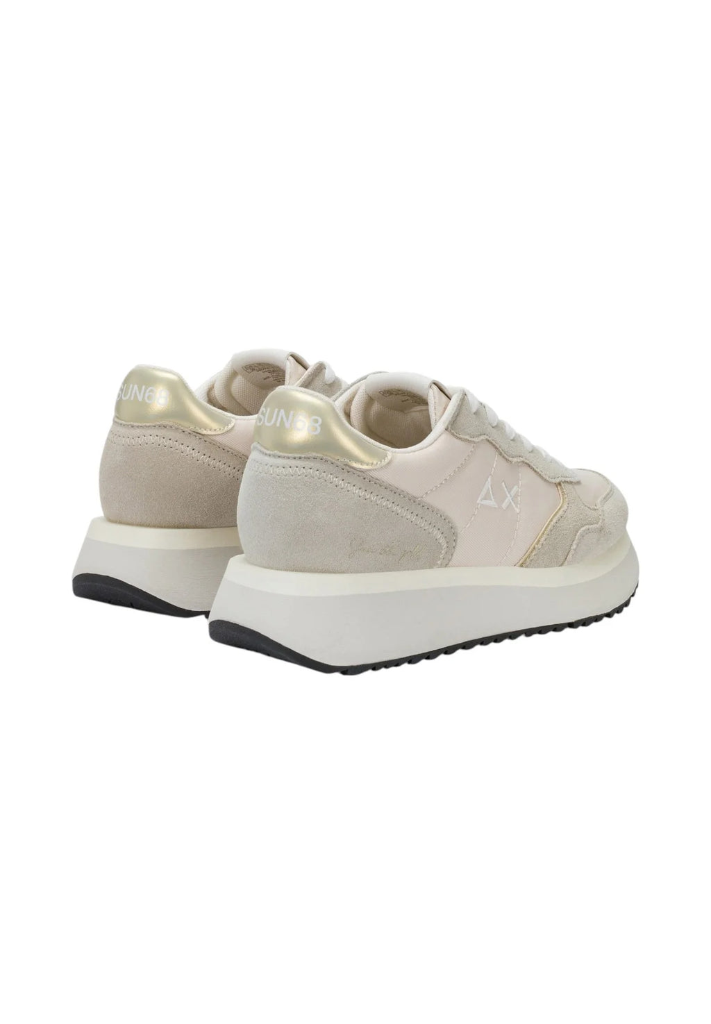Scarpe Sneakers Sun68 Big Ally Gold Donna