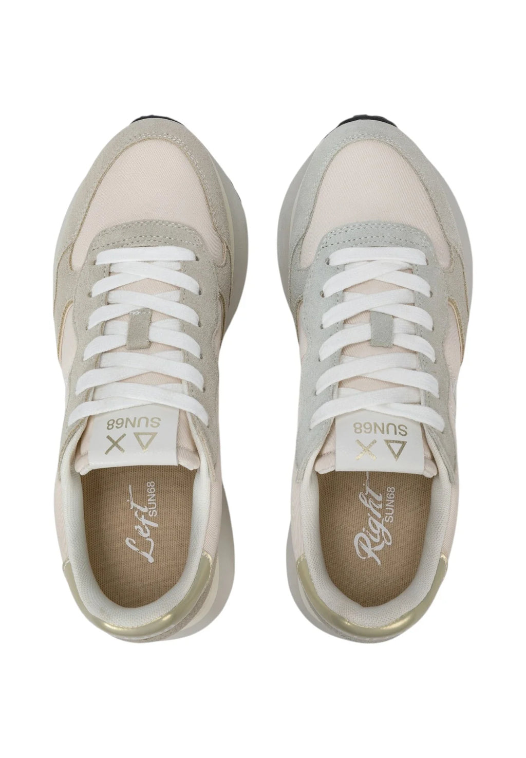 Scarpe Sneakers Sun68 Big Ally Gold Donna