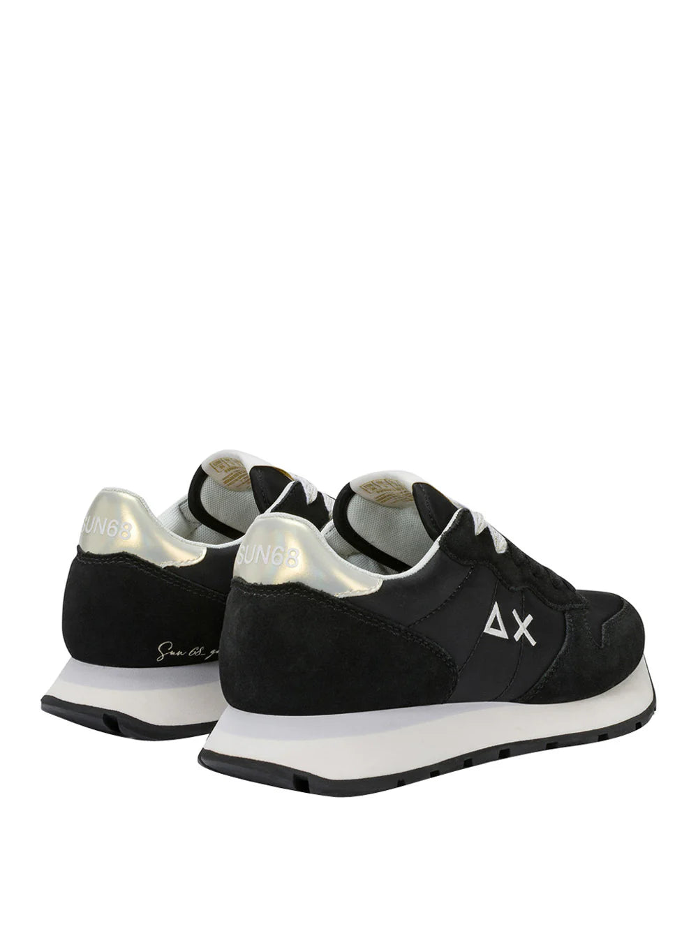Scarpe Sneakers SUN68 Ally Gold Silver Donna