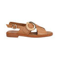 Sandalo Frau in pelle basso e intrecciato Donna | Lippolis Scarpe