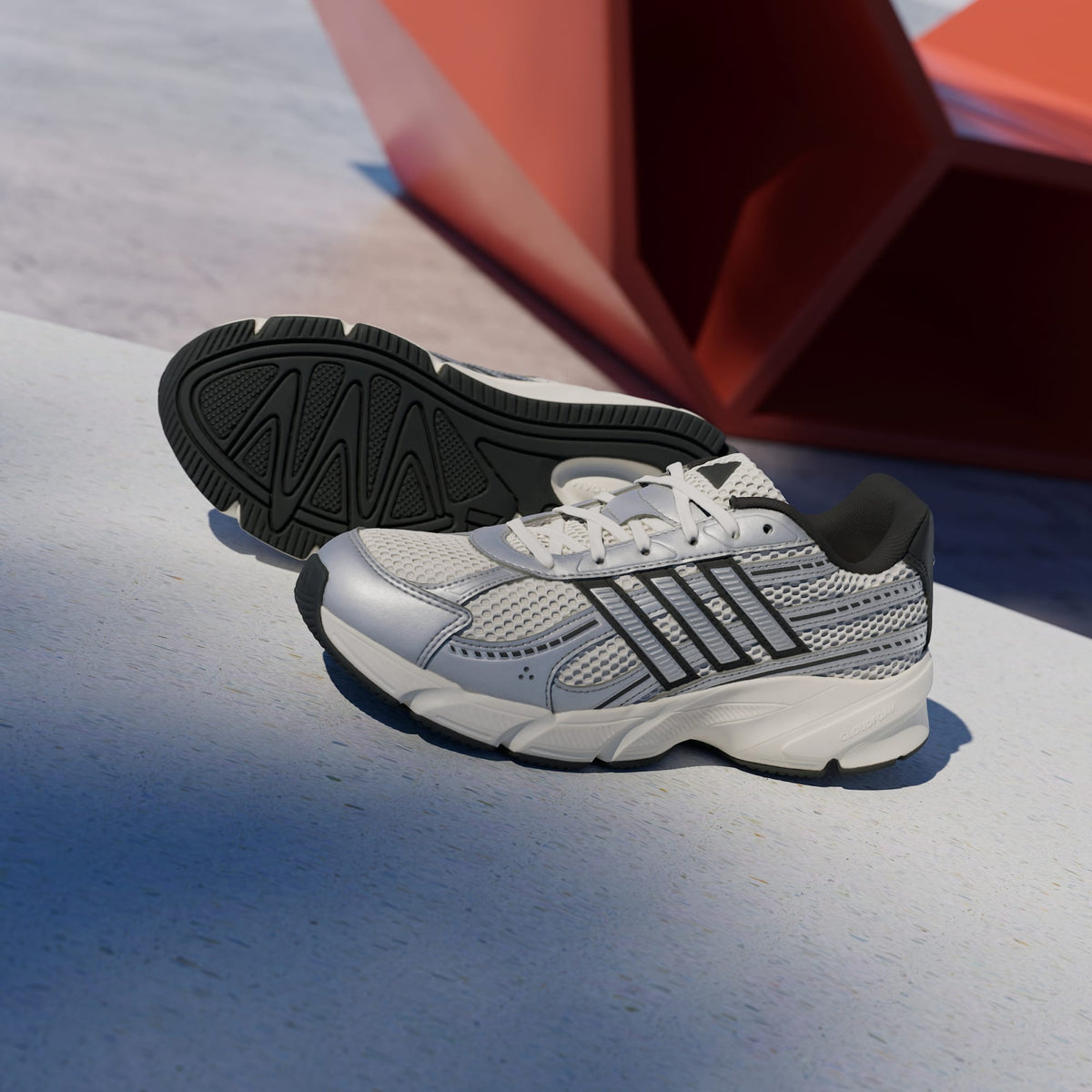 Sneakers Adidas Technochaos 2000 donna bianco