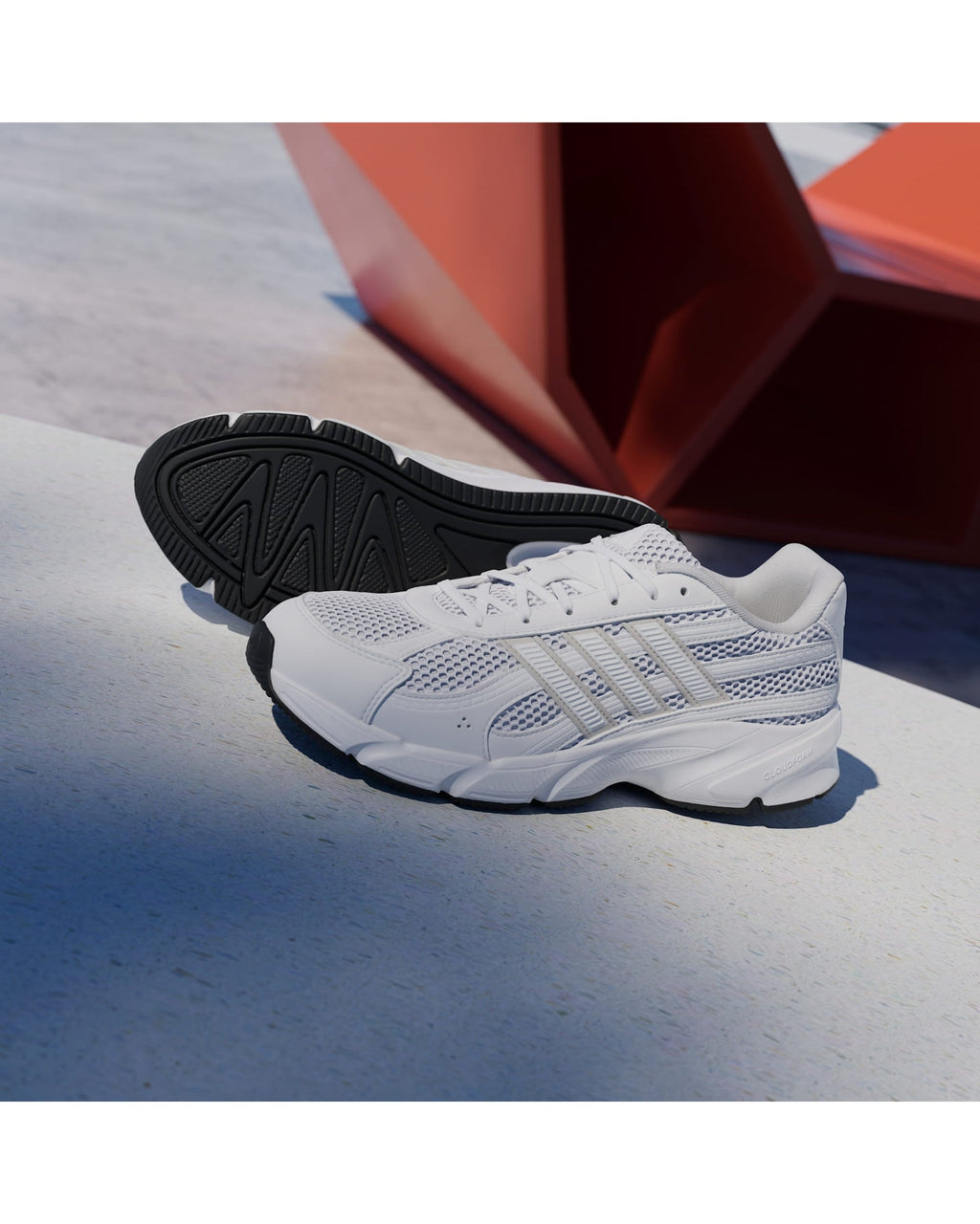 Sneakers Adidas Technochaos 2000 uomo bianco