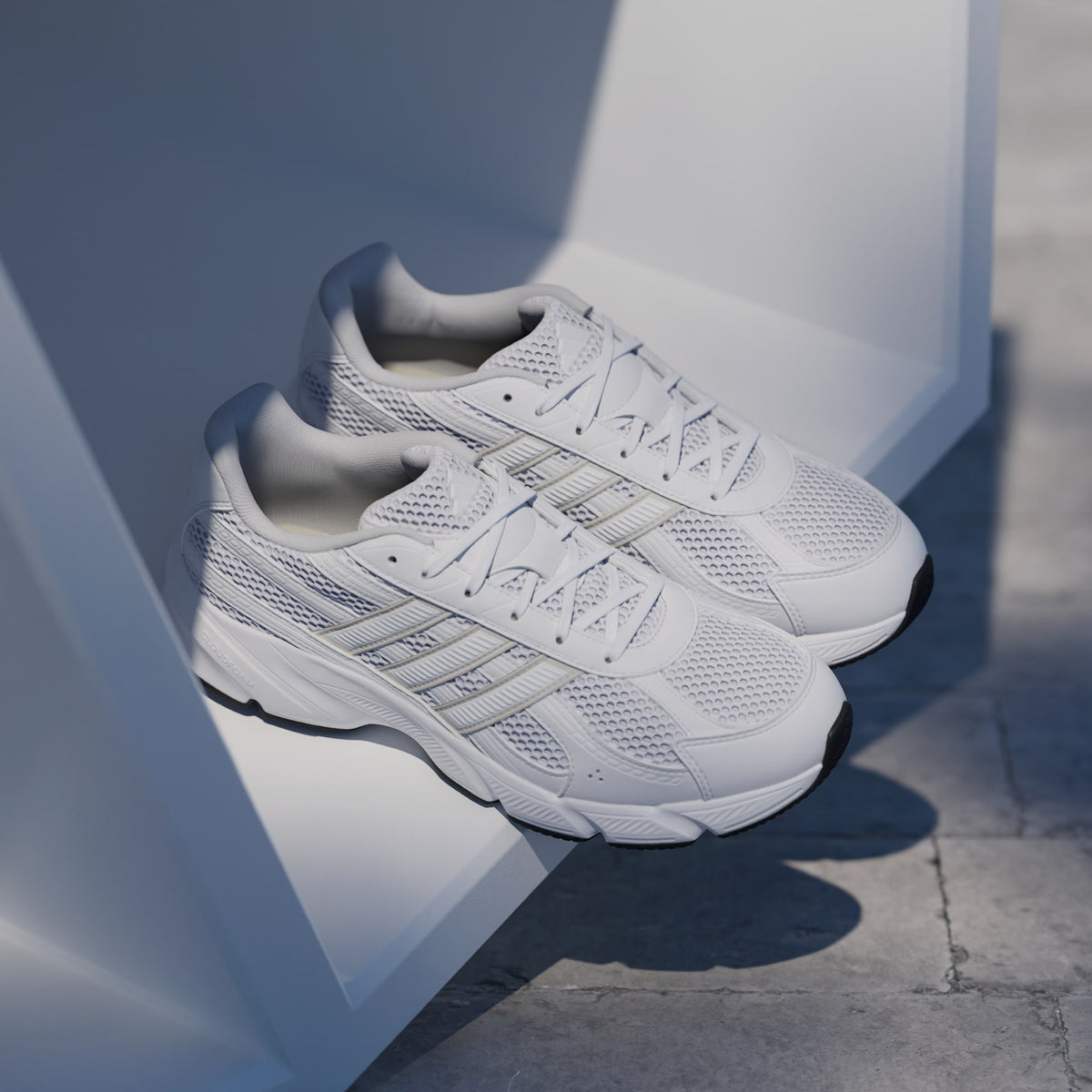 Sneakers Adidas Technochaos 2000 uomo bianco