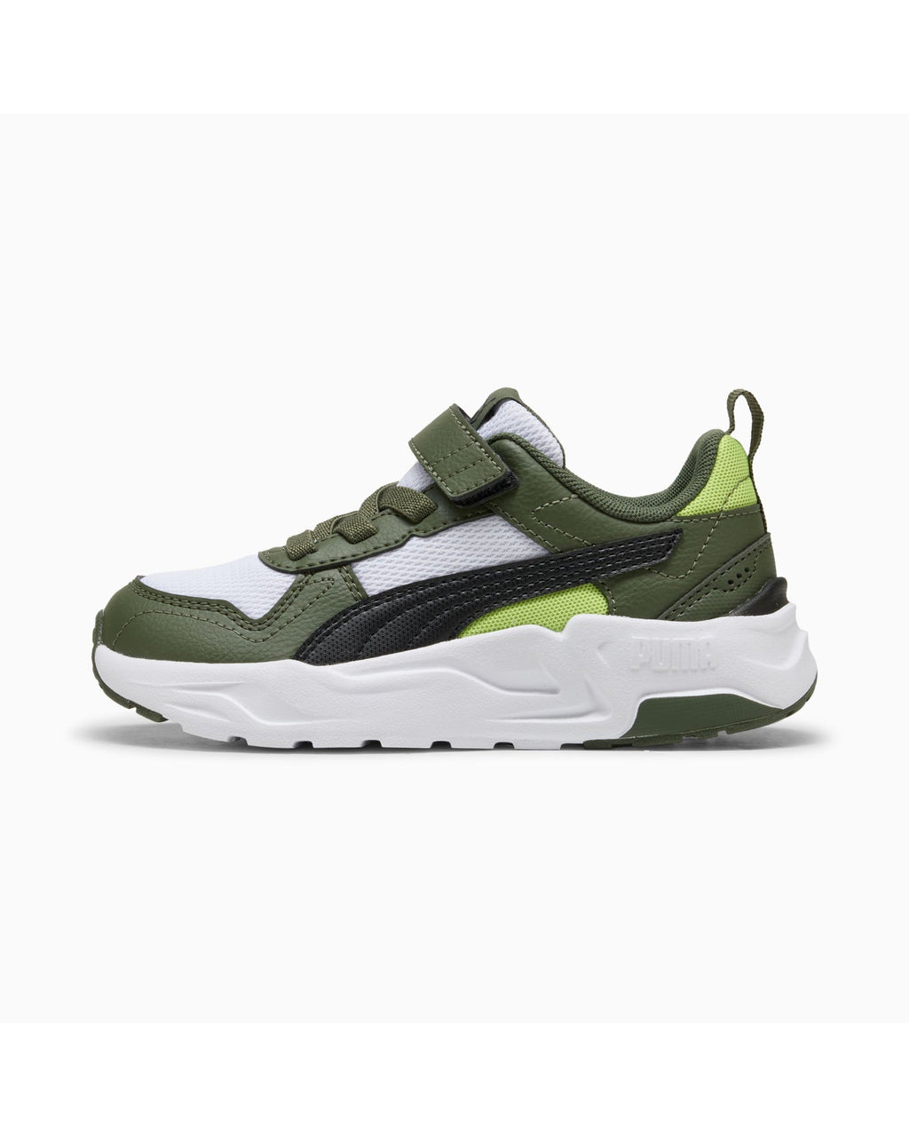 Sneakers Puma Trinity 2 LT bambino Bianco/Verde