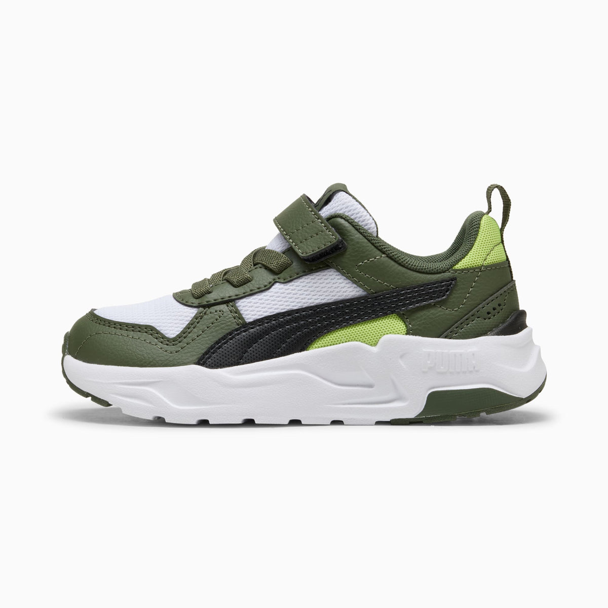 Sneakers Puma Trinity 2 LT bambino Bianco/Verde