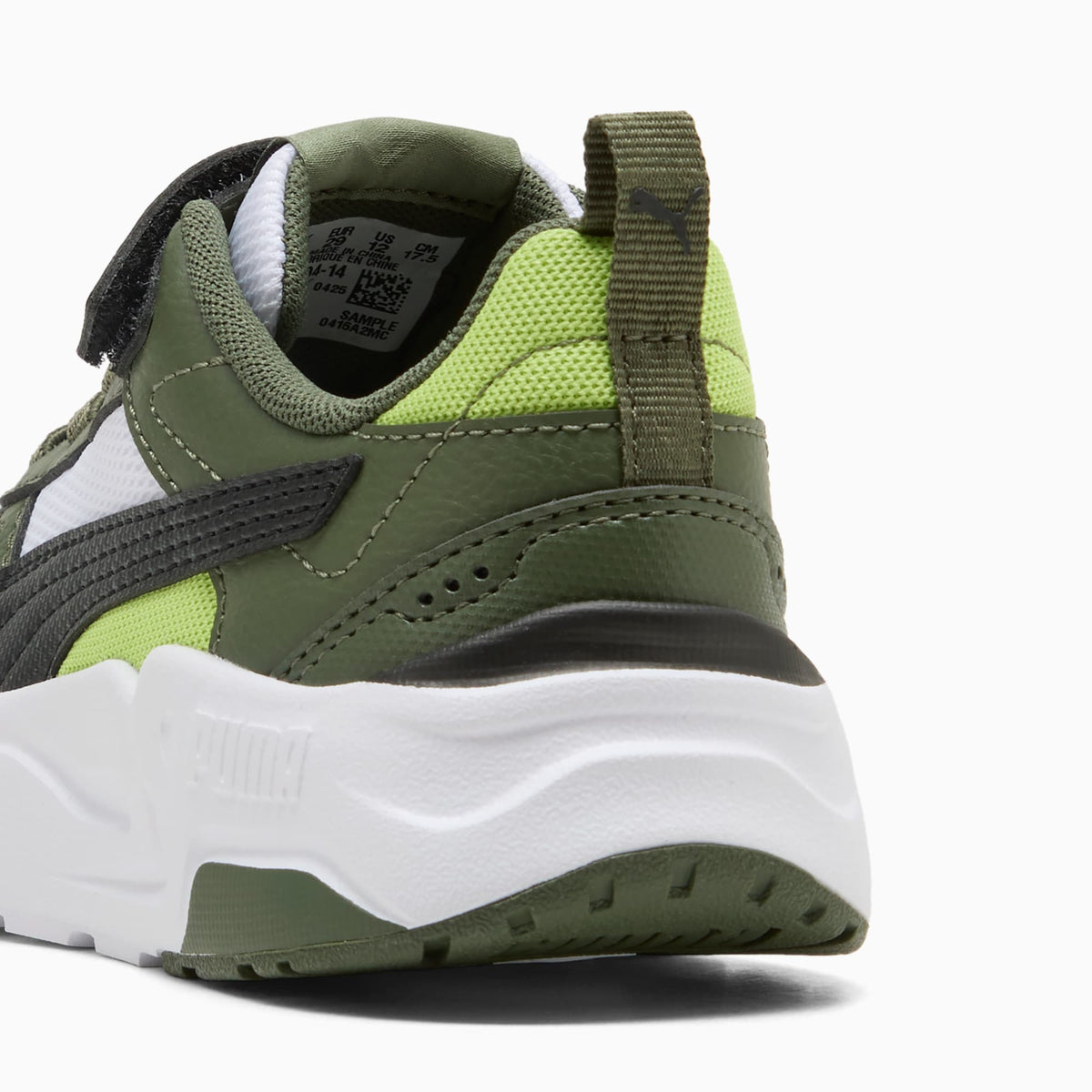 Sneakers Puma Trinity 2 LT bambino Bianco/Verde
