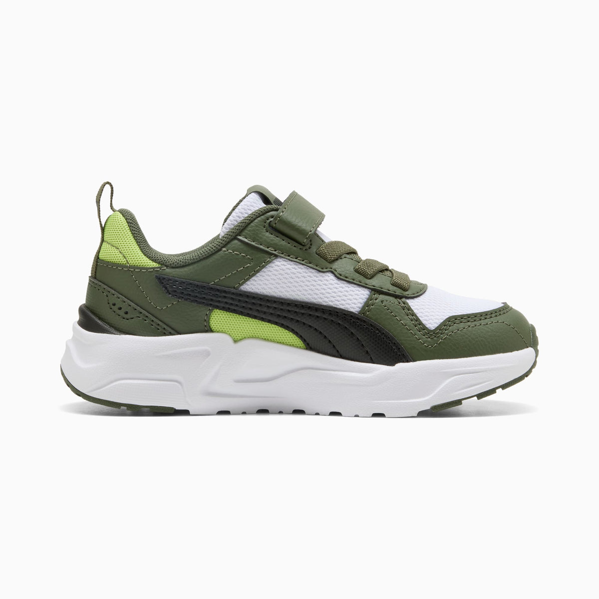 Sneakers Puma Trinity 2 LT bambino Bianco/Verde