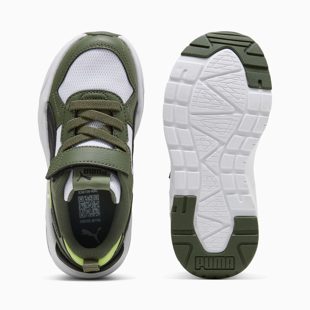 Sneakers Puma Trinity 2 LT bambino Bianco/Verde