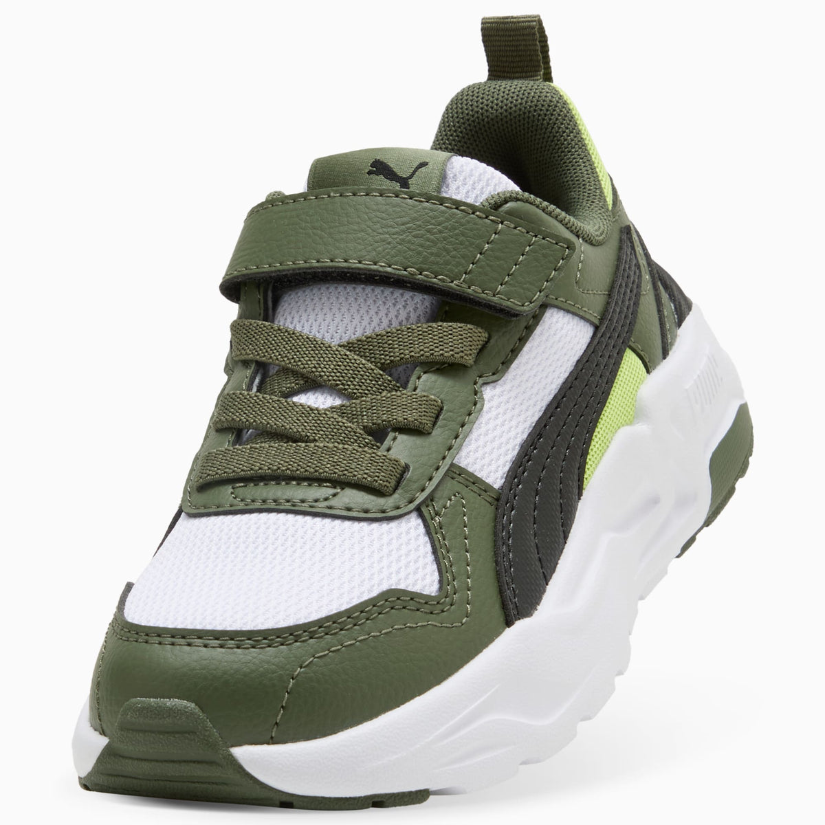 Sneakers Puma Trinity 2 LT bambino Bianco/Verde
