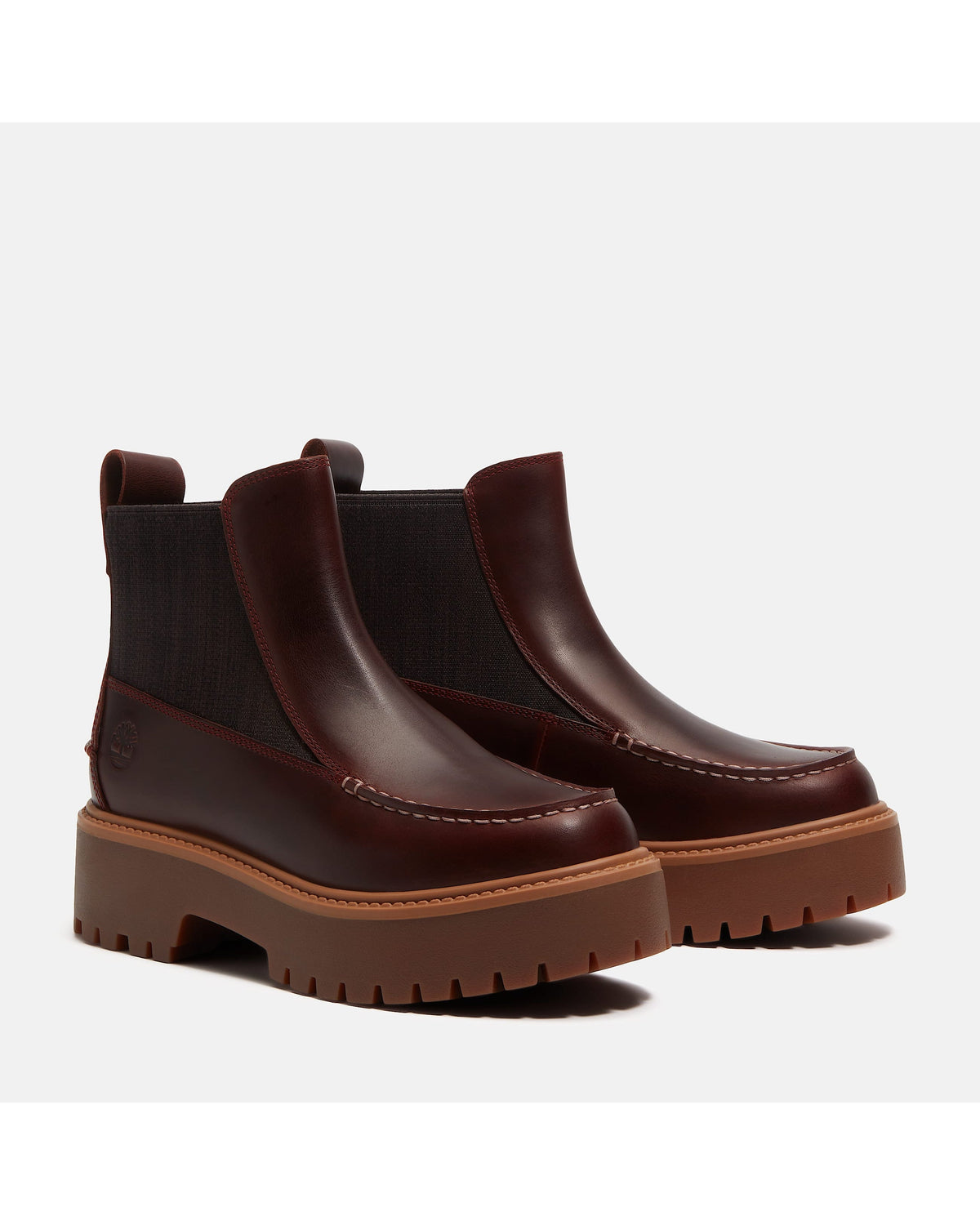 Stivaletti Beatles Timberland Stone Street Platform Chelsea donna Bordeaux