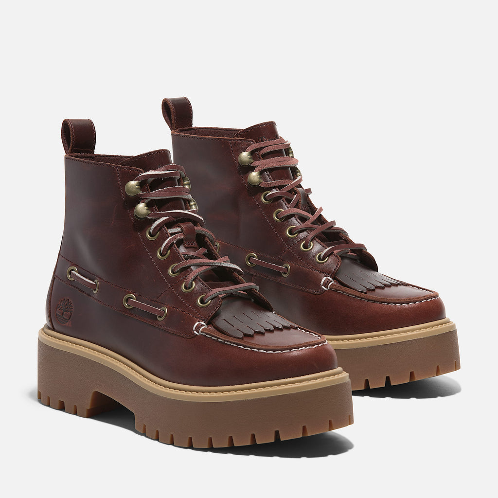 Stivaletti Timberland Stone Street Platform Kiltie donna Bordeaux
