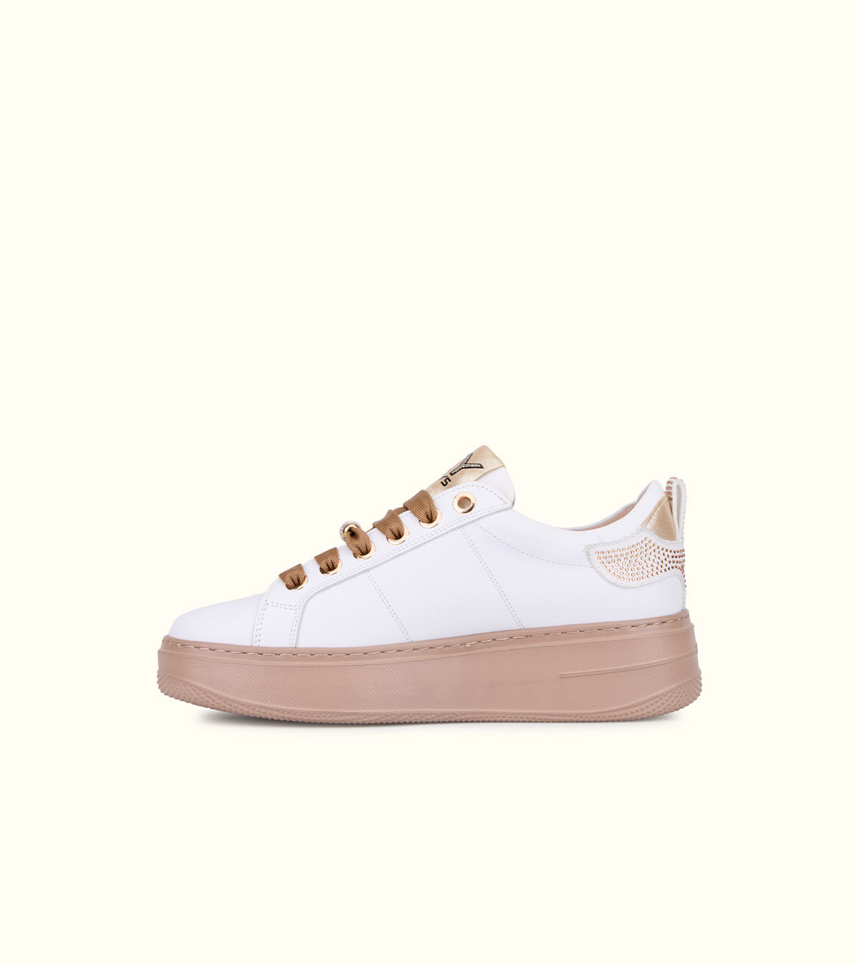 Sneakers Keys Platform Donna bianco
