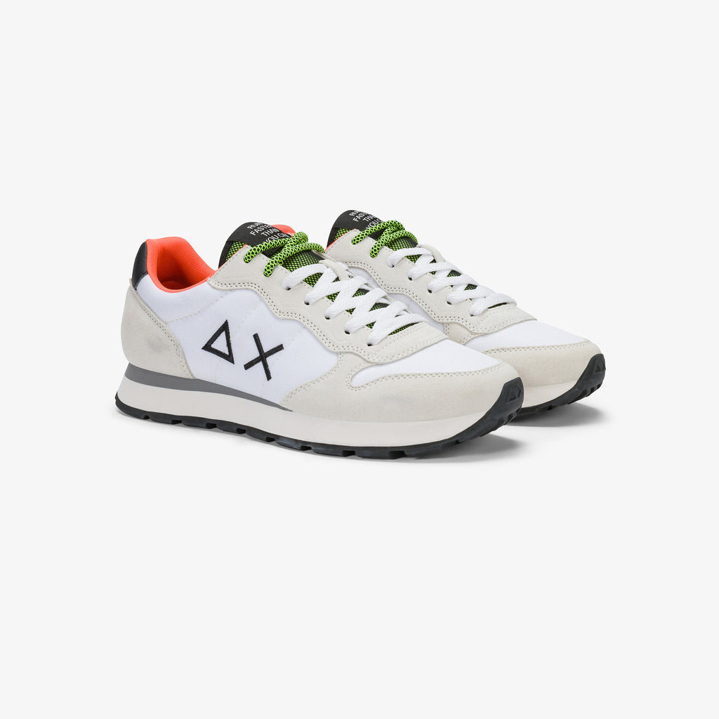 Sneakers Sun68 Tom Fluo uomo Bianco