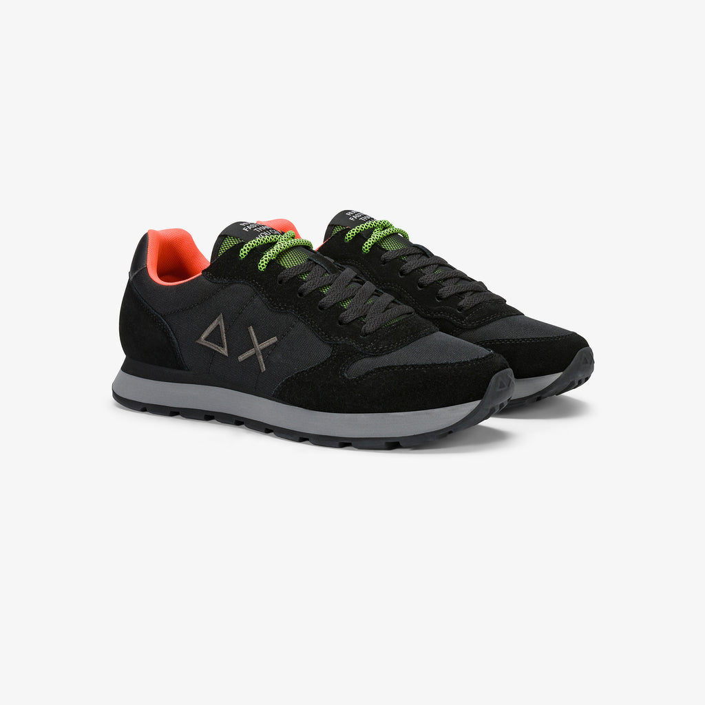 Sneakers Sun68 Tom Fluo uomo Nero