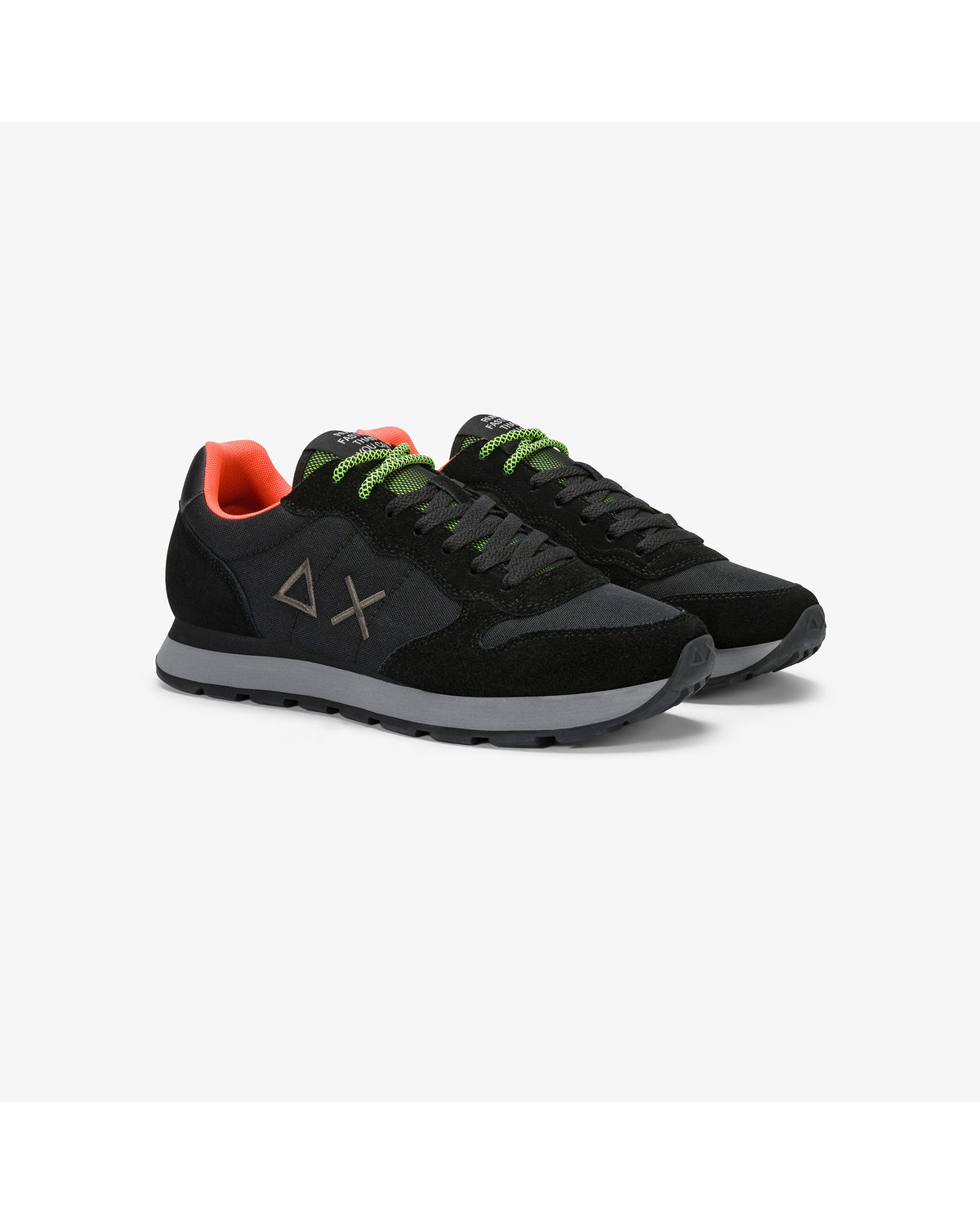 Sneakers Sun68 Tom Fluo uomo Nero