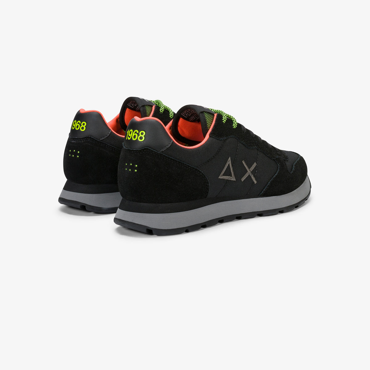 Sneakers Sun68 Tom Fluo uomo Nero