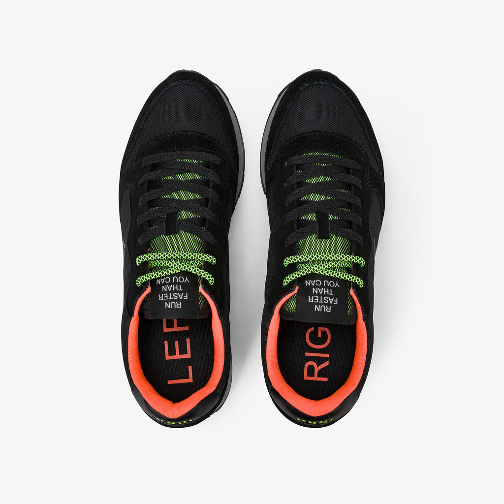 Sneakers Sun68 Tom Fluo uomo Nero
